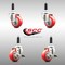 Service Caster 3 Inch 316SS Red Poly Swivel 7/8 Inch Expanding Stem Caster Brake SCC, 2PK SCC-SS316EX20S314-PPUBRED-2-TLB-2-78 - alternate 5